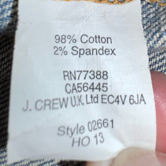 J Crew Denim Jacket size XS VGUC - Picture 8 of 9